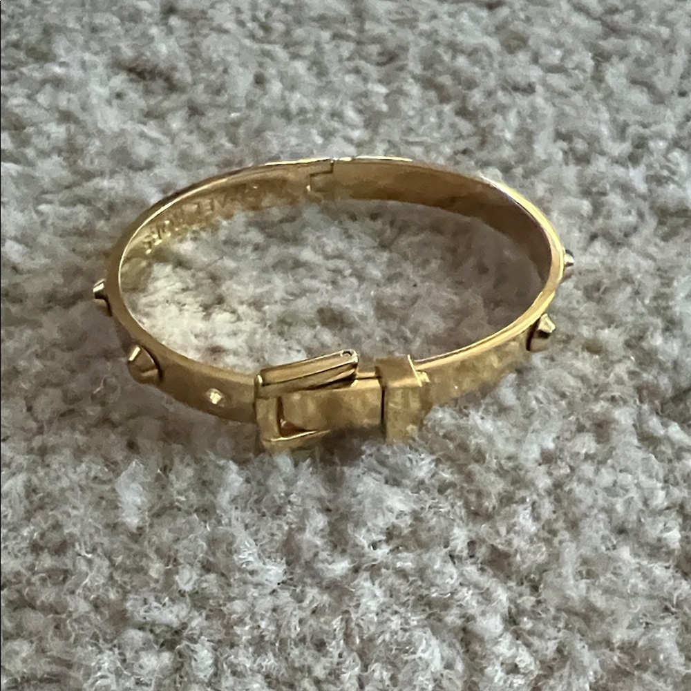 MICHAEL Michael Kors Astor Gold Studded Buckle Bangle Bracelet